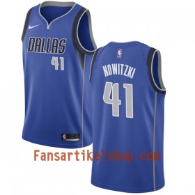 NBA Dallas Mavericks Trikot Dirk Nowitzki 41 Nike 2017-18 Royal Swingman - Herren